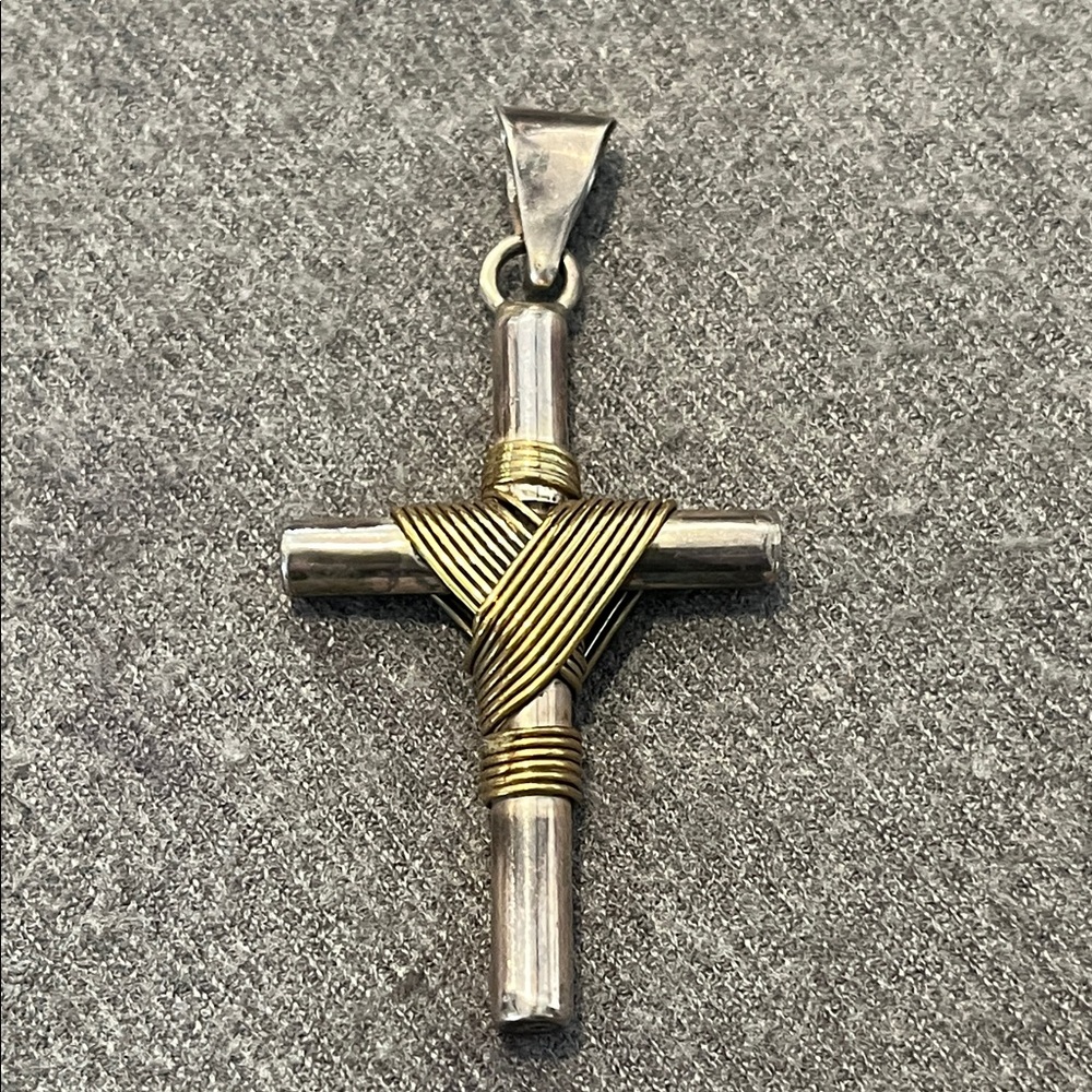 TAXCO Sterling Cross Pendant